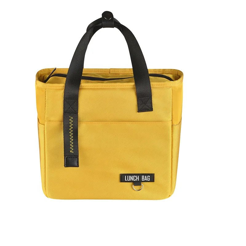 Insulated Bento Lunch Box Thermal Bag Large Capacity Food Zipper Storage Bags Container for Women Cooler Travel Picnic Handbags - Checkouts UK