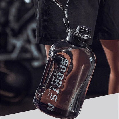 Insulated Water Bottles with Straw Gym Traveling Hiking Camping Hot Water Bottle for Men Women Leakproof Fitness Bottle - Checkouts UK