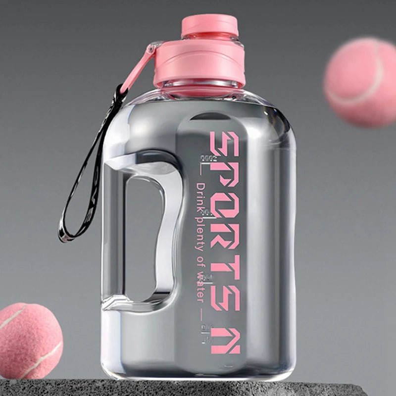 Insulated Water Bottles with Straw Gym Traveling Hiking Camping Hot Water Bottle for Men Women Leakproof Fitness Bottle - Checkouts UK