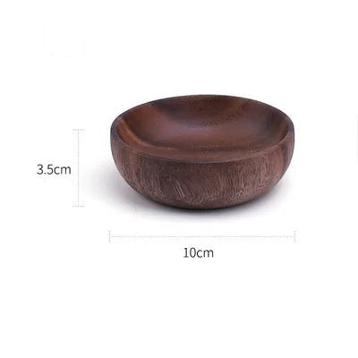 Kitchen Natural Wooden Bowl Household Fruit Bowl Salad Bowl For Home Restaurant Food Container Wooden Utensils Note The Size hot - Checkouts UK