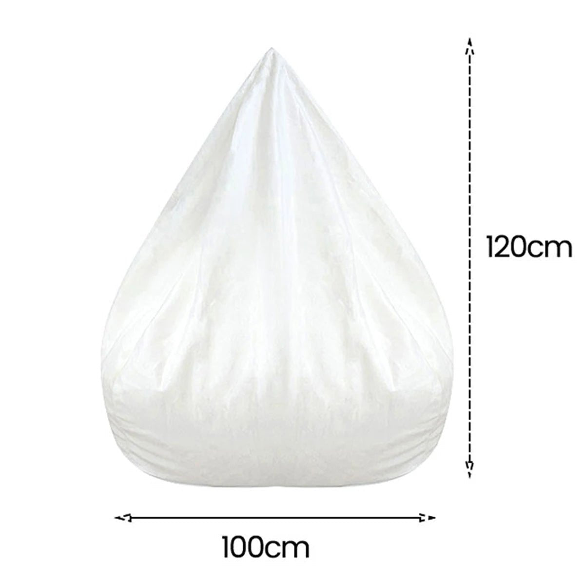 Large Bean Bag Lazy Seat Chair Sofa Cover Couch Soft Fluffy Breathable Adult Child Tatami No padding is included - Checkouts UK