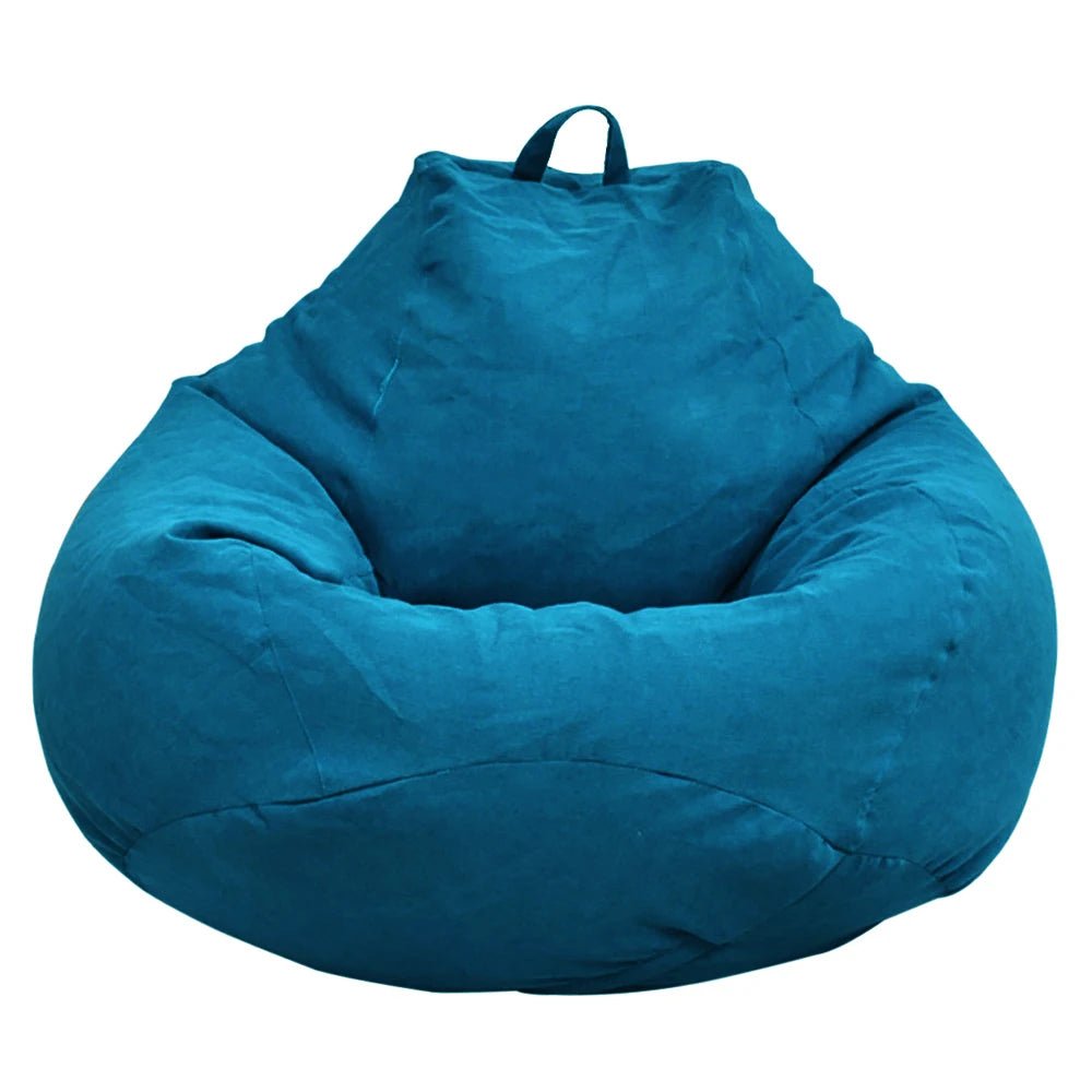 Large Bean Bag Lazy Seat Chair Sofa Cover Couch Soft Fluffy Breathable Adult Child Tatami No padding is included - Checkouts UK
