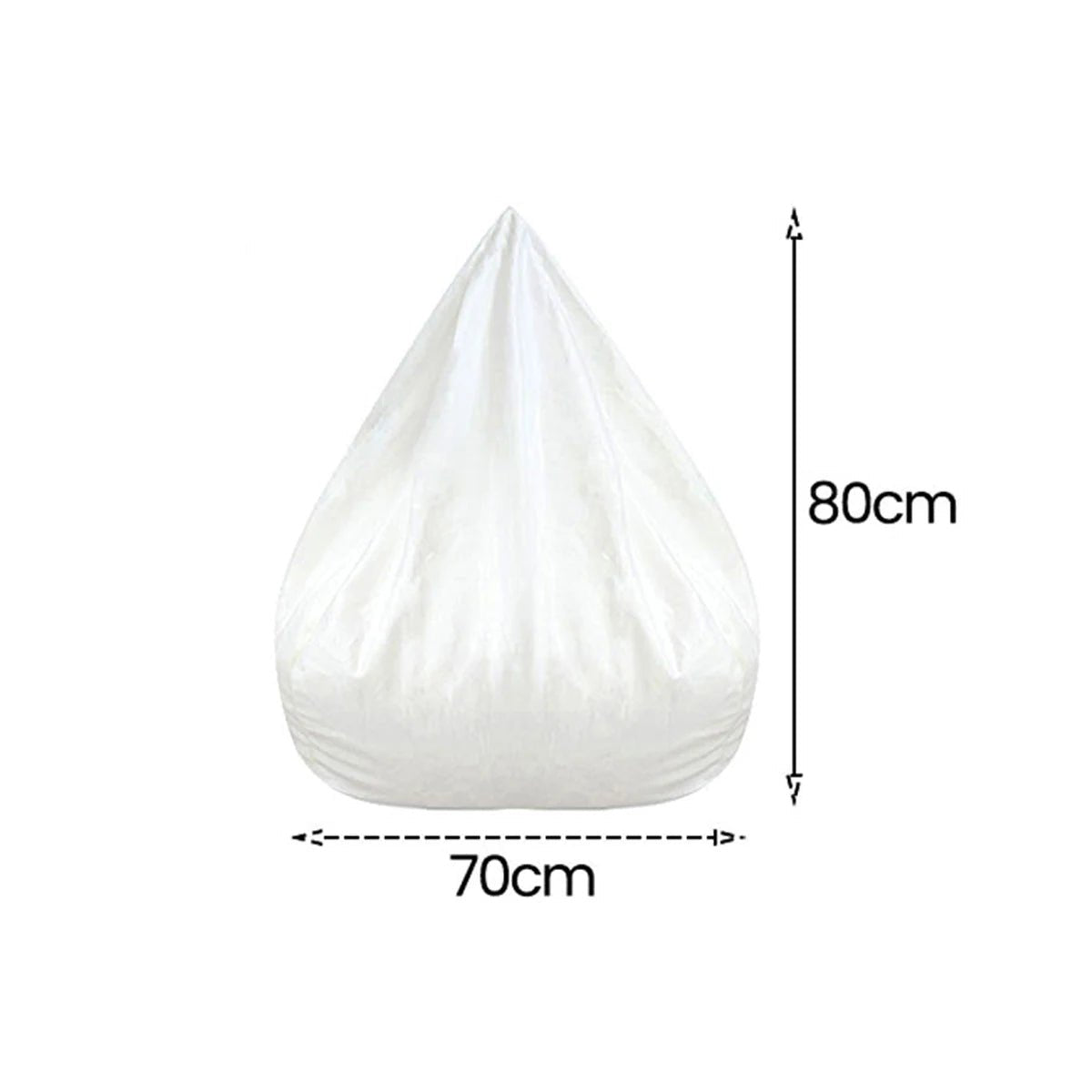 Large Bean Bag Lazy Seat Chair Sofa Cover Couch Soft Fluffy Breathable Adult Child Tatami No padding is included - Checkouts UK
