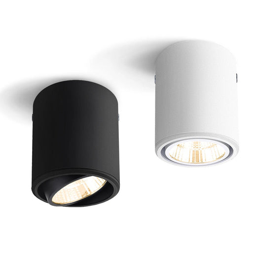LED Ceiling Lamp 7W 12W Spotlight Aluminum COB Surface Mounted Spot Light AC85 - 265V Downlight for Kitchen Hallway Indoor Lightin - Checkouts UK