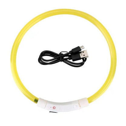 Led Dog Collar Luminous Usb Cat Dog Collar 3 Modes Led Light Glowing Loss Prevention LED Collar For Dogs Pet Dog Accessories - Checkouts UK