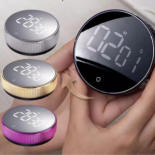 Magnetic Kitchen Timer Digital Timer Kitchen Shower Study Stopwatch LED Counter Alarm Remind Manual Electronic Countdown - Checkouts UK