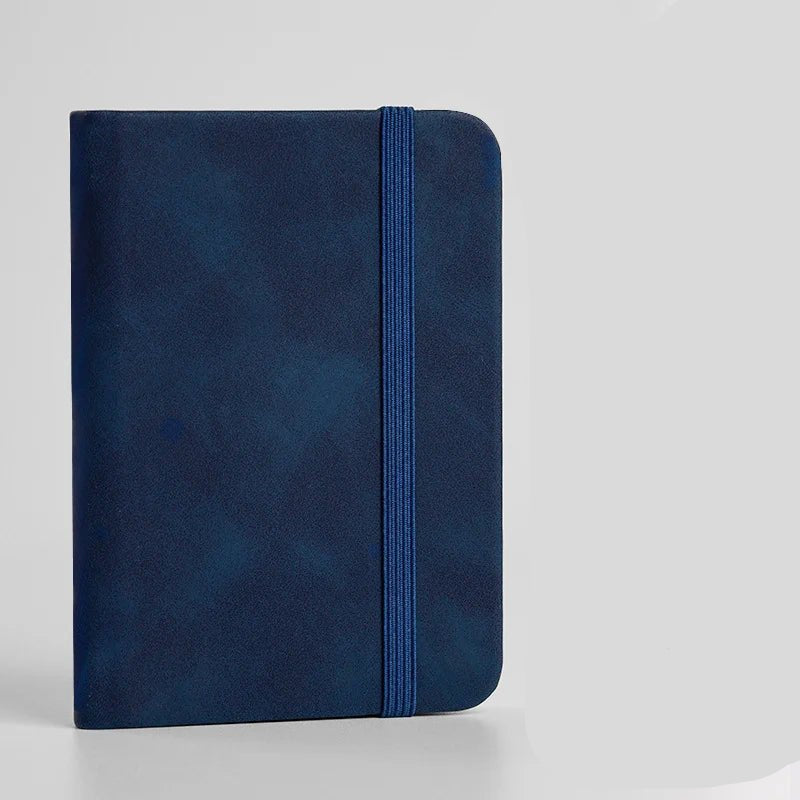 Mini Book A7 Small Notebook Portable Portable Notepad Small Pocket Skin Feeling Leather Waterproof Notes school supplies - Checkouts UK