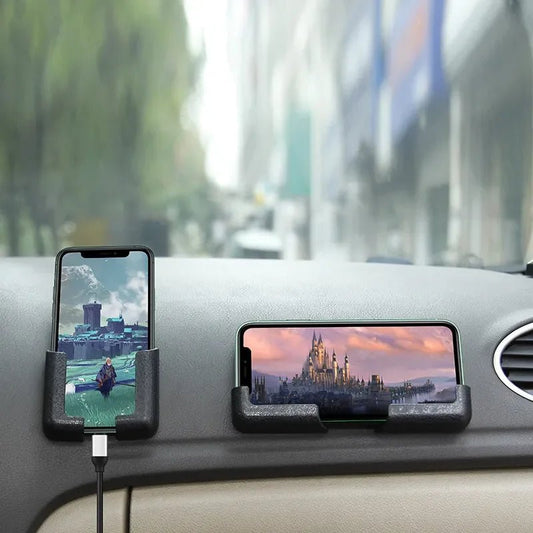 Multifunction Car Phone Mount Cell Phone Holder Lightness Portability No Space Occupy Stand Auto Interior Accessories - Checkouts UK