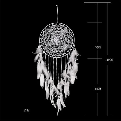 New Hollow Wind Chime Hanging Ornaments Large Dream Catcher Home Decoration Bedroom Living Room Wall Hanging Decorative Pendant - Checkouts UK