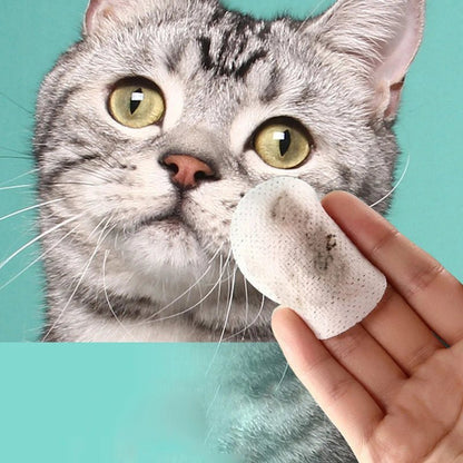New Pet Eye Wipes Cats And Dogs Tearmark Wet Wipes Cats And Dogs Universal No Irritation Cleaning Products 130 Canned Wipes - Checkouts UK
