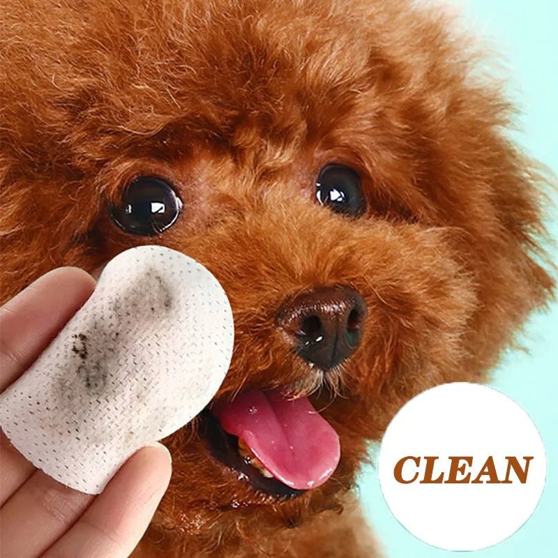 New Pet Eye Wipes Cats And Dogs Tearmark Wet Wipes Cats And Dogs Universal No Irritation Cleaning Products 130 Canned Wipes - Checkouts UK