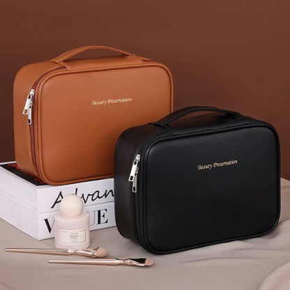 New Women's Cosmetic Bag Portable Storage Bag Large Capacity Luxury Makeup Bag Travel Organizer Essentials Toiletry Bags - Checkouts UK