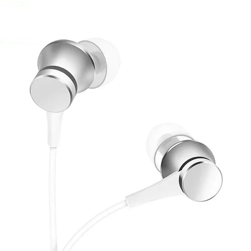 Original Xiaomi Bass Sound Earphone Wired 3.5MM In - ear Sport Music Headphone with Mic HiFi Gaming Headset For Android Smartphone - Checkouts UK