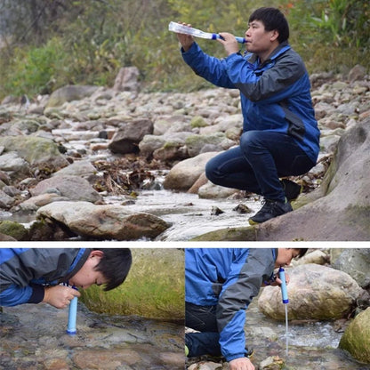 Outdoor Water Purifier Camping Hiking Emergency Life Portable Purifier Water Filter Suitable for Streams, Lakes Outdoors Camping - Checkouts UK