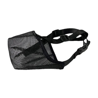 Pet Dog Muzzles Adjustable Breathable Dog Mouth Cover Anti Bark Bite Mesh Dogs Mouth Muzzle Mask For Dogs Long Mouth Doggy Use - Checkouts UK
