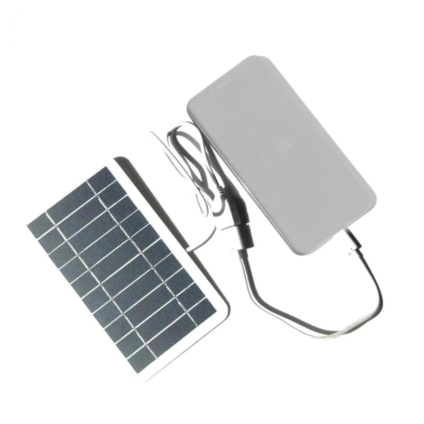 Portable Solar Panel 5V 2W Solar Plate With USB Safe Charge Stabilize Battery Charger For Power Bank Phone Outdoor Camping Home - Checkouts UK