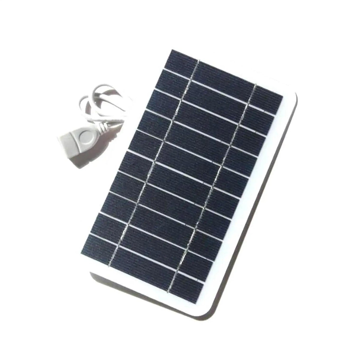 Portable Solar Panel 5V 2W Solar Plate With USB Safe Charge Stabilize Battery Charger For Power Bank Phone Outdoor Camping Home - Checkouts UK