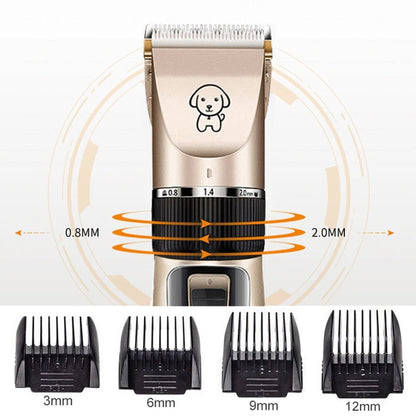 Professional Dog Hair Clipper All Metal Rechargeable Pet Trimmer Cat Shaver Cutting Machine Puppy Grooming Haircut Low Noice - Furbury
