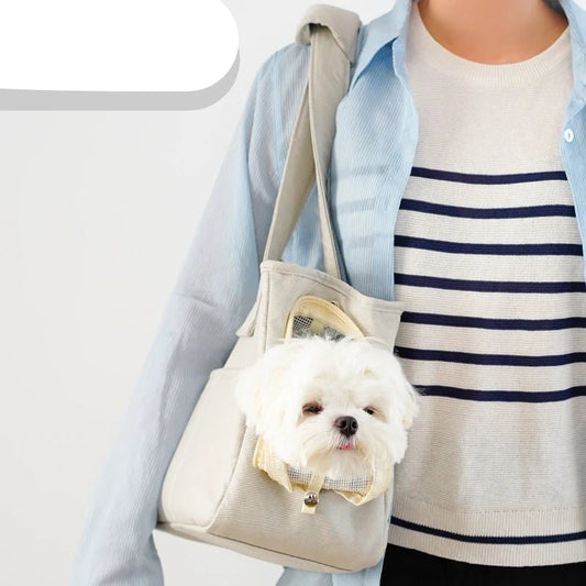 Puppy Go Out Portable Shoulder Handbag Dog Bag Pet Cat Chihuahua Yorkshire Dog Supplies Suitable For Small Dogs dog carrier - Checkouts UK