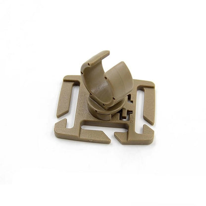 Ring Flashlight Work Backpack Lamp Outdoor Hike Climb Pack Light Holder Water Pipe Pole Tool Clamp Shoulder Tape Clip - Checkouts UK