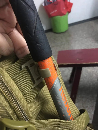 Ring Flashlight Work Backpack Lamp Outdoor Hike Climb Pack Light Holder Water Pipe Pole Tool Clamp Shoulder Tape Clip - Checkouts UK