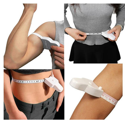 Self - tightening Body Measuring Tape Ruler 150cm/60 Inch Sewing Tailor Dressmaking Measure Ruler Meter Film for Waist Chest Legs - Checkouts UK