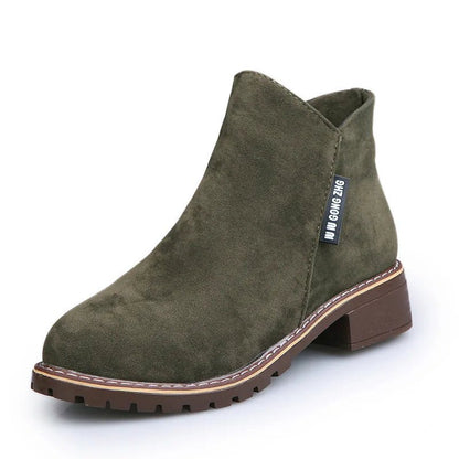 Shoes Women Fashion Thick Sole Ankle Boots Comfortable Plus Size Snow Boots for Women Female Platform Boots Botas De Mujer 2023 - Checkouts UK