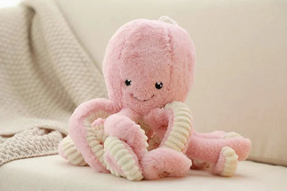 Simulation Octopus Doll Color Plush Toy Ocean Submarine Creature Squid Pet Sound Toy Decorative Ornaments Small Gifts Pet Toy - Furbury