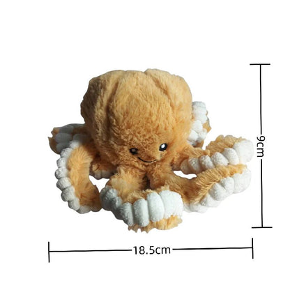Simulation Octopus Doll Color Plush Toy Ocean Submarine Creature Squid Pet Sound Toy Decorative Ornaments Small Gifts Pet Toy - Furbury