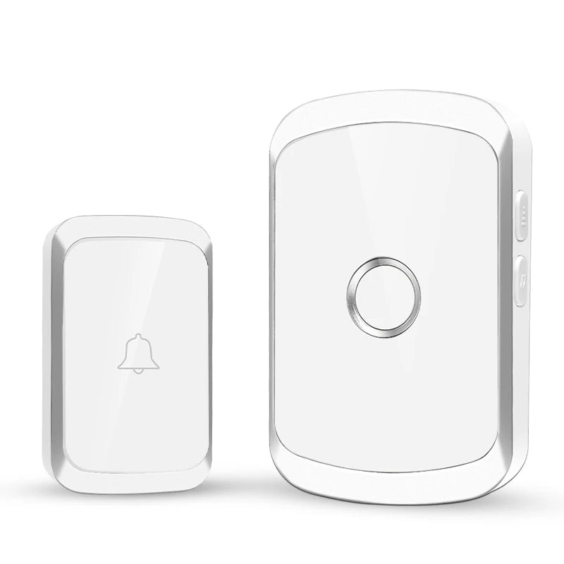 Smart Wireless Doorbell Door Chime Kit No Socket Required 300M/984 FT Remote 38 Songs Melodies Sound Home Door Bell Battery Type - Checkouts UK