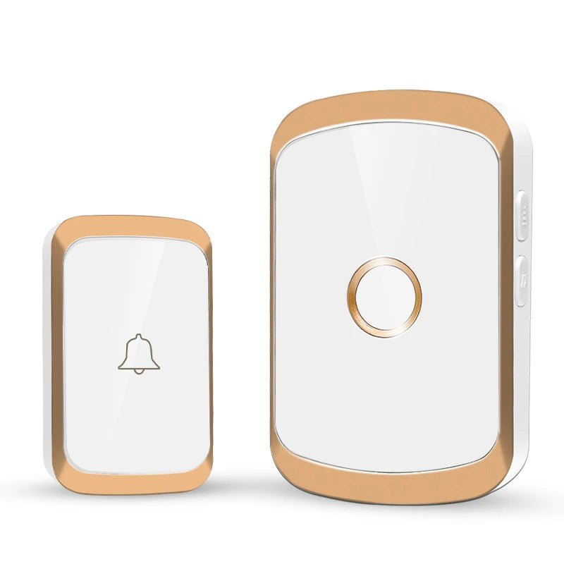 Smart Wireless Doorbell Door Chime Kit No Socket Required 300M/984 FT Remote 38 Songs Melodies Sound Home Door Bell Battery Type - Checkouts UK