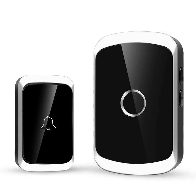 Smart Wireless Doorbell Door Chime Kit No Socket Required 300M/984 FT Remote 38 Songs Melodies Sound Home Door Bell Battery Type - Checkouts UK
