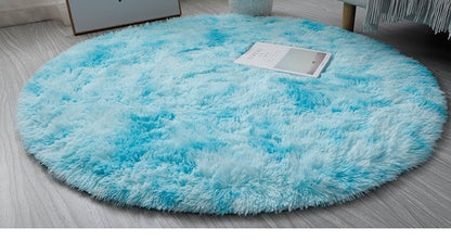 Super Soft Plush Round Rug Mat Fluffy White Carpets For Living Room Home Decor Bedroom Kid Room Decoration Salon Thick Pile Rug - Checkouts UK