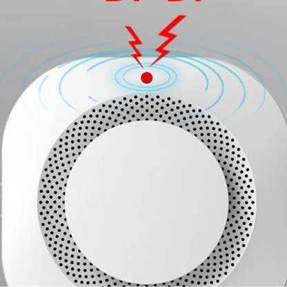 Tuya Smart WiFi/Zigbee Smoke Detector Smart Fire Alarm Progressive Sound Photoelectric Smoke Sensor Work with Tuya Zigbee Hub - Checkouts UK