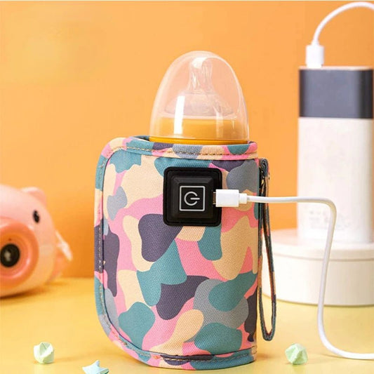 USB Milk Water Warmer Travel Stroller Insulated Bag Baby Nursing Bottle Heater Supplies for Outdoor botella de agua para niños - Checkouts UK