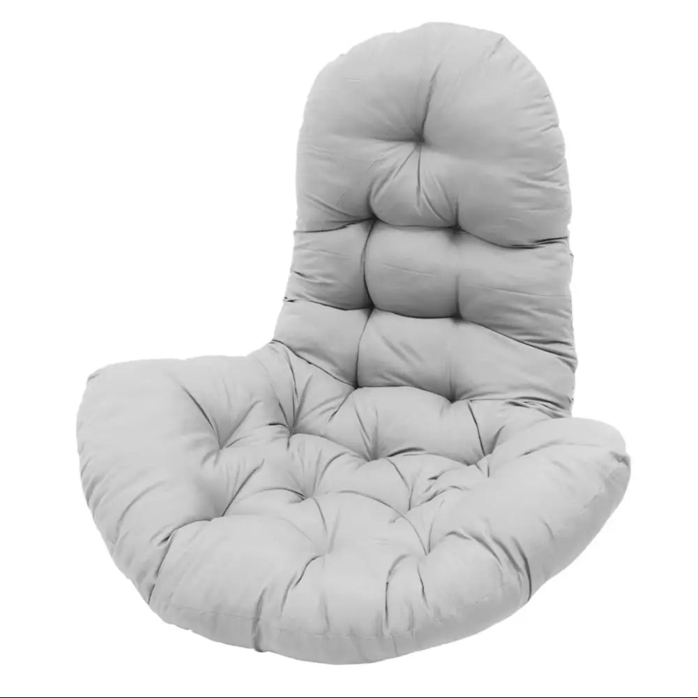 Voltsify Hanging Egg Chair Thick Cushion Swing Chair Pad, Light Grey - Checkouts UK