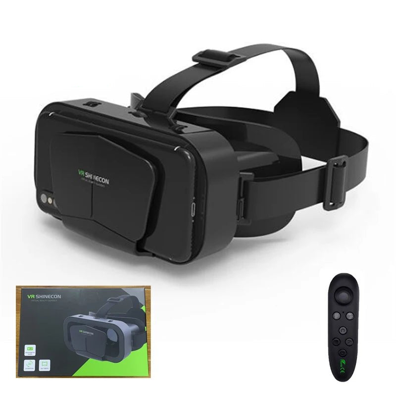VR Glasses Virtual Reality Headset Viar Devices Helmet 3D Lenses Smart Goggles For Smartphones Phone Mobile Gogle Game Accessory - Checkouts UK