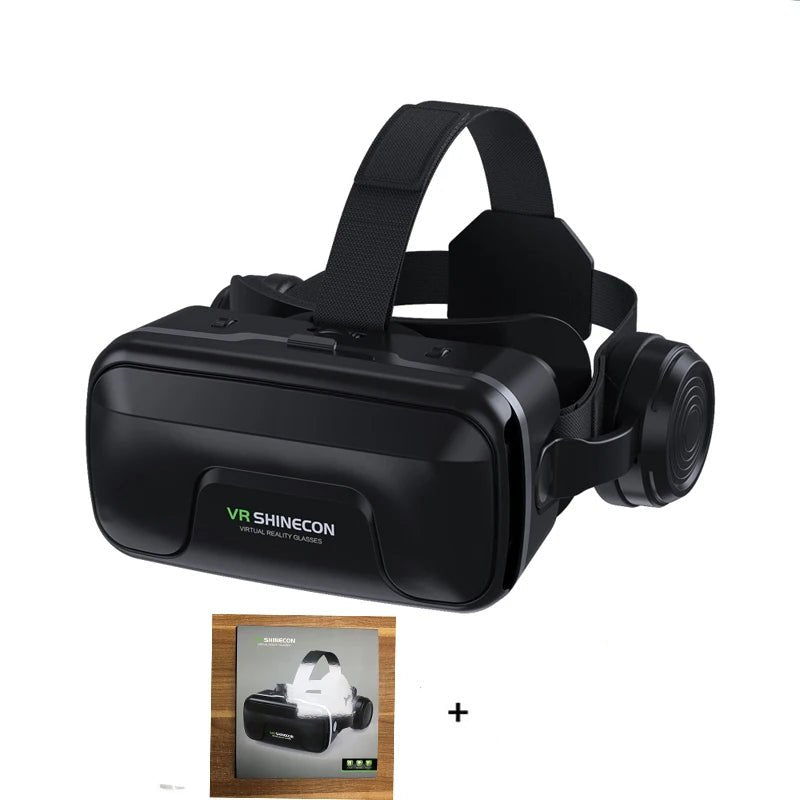 VR Glasses Virtual Reality Headset Viar Devices Helmet 3D Lenses Smart Goggles For Smartphones Phone Mobile Gogle Game Accessory - Checkouts UK
