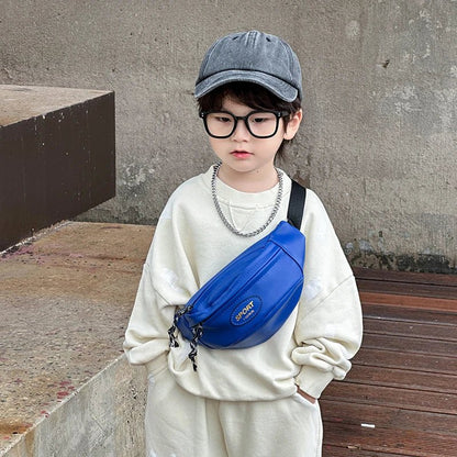 Waist Bag Children Fanny Pack Purse Travel CrossBody Fashion Kids Belt Shoulder Bum Bag for Girl Boy Sport Chest Bags - Checkouts UK