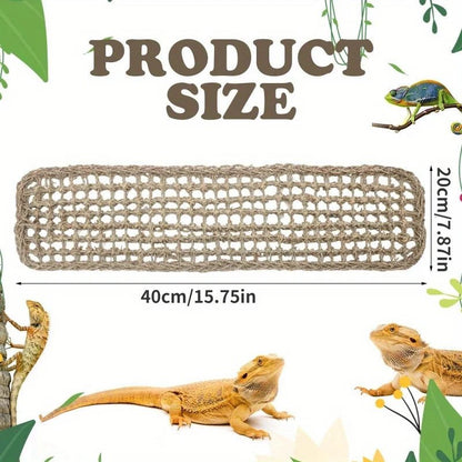 Wholesale Bulk 1PC Bearded Dragon Hammock Reptile Lounger for Chameleon Lizards Gecko Snakes Lguana Reptiles Geckos Grass Cushion Pet Bed Swing - Furbury