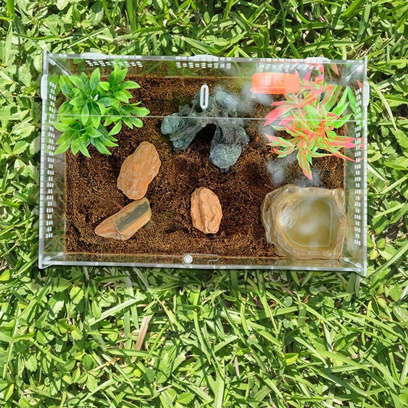 Wholesale Bulk Acrylic Terrarium Tank for Reptiles Breeding Box Terrarium Tank Clear Feeding Habitat - Terrarium Cage Tank - Furbury