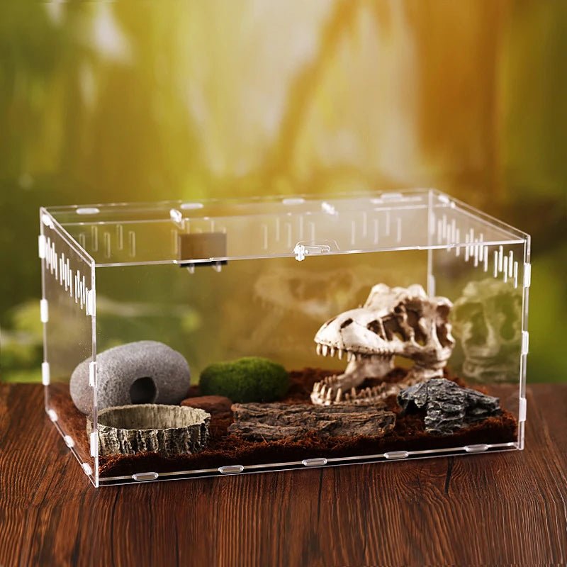 Wholesale Bulk Acrylic Terrarium Tank for Reptiles Breeding Box Terrarium Tank Clear Feeding Habitat - Terrarium Cage Tank - Furbury