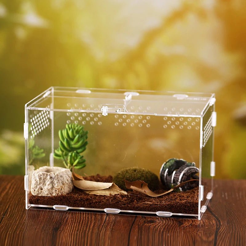 Wholesale Bulk Acrylic Terrarium Tank for Reptiles Breeding Box Terrarium Tank Clear Feeding Habitat - Terrarium Cage Tank - Furbury