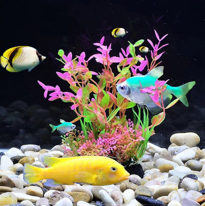 Wholesale Bulk Aquarium Artificial Decor Plants Simulation Water Weeds Ornament Fish Tank Plant Water Weeds Aquarium Grass Decoration 14cm - Furbury