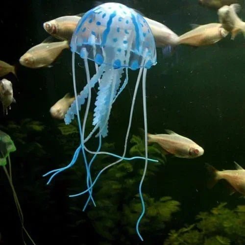 Wholesale Bulk Aquarium Artificial Luminous Lionfish Fish Tank Landscape Silicone Fake Fish Floating Glow In Dark Ornament Home Decoration - Furbury