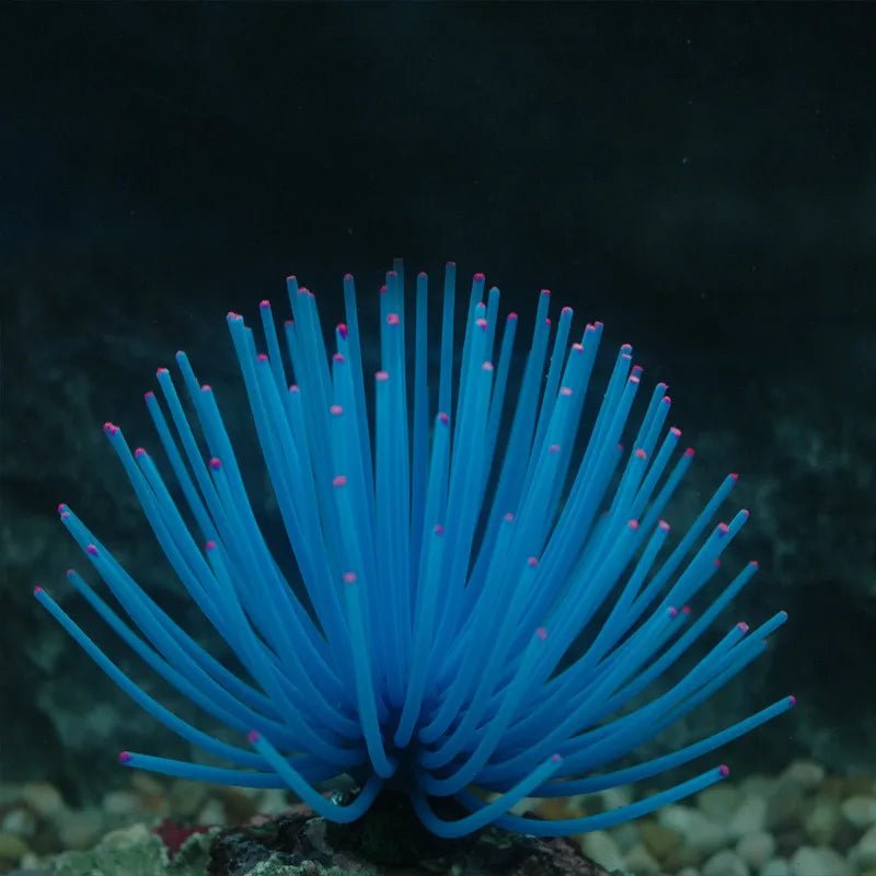 Wholesale Bulk Aquarium Silicone Simulation Artificial Fish Tank Fake Coral Plant Underwater Aquatic Sea Anemone Ornament Decoration Accessory - Furbury