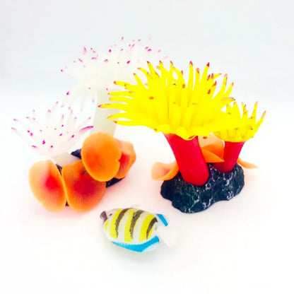 Wholesale Bulk Artificial Underwater Coral Aquarium Fish Tank Simulation Decoration Aquarium Backgrounds Plants Water Grass Accessories Home - Furbury