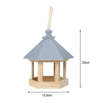 Wholesale Bulk Bird Feeder Parrot Cage Wooden Seeds Food Container Birdhouse Storage Container Water Dispenser for Garden Villa Decoration - Furbury
