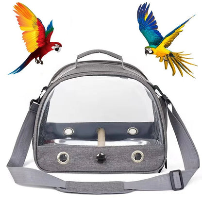 Wholesale Bulk Bird Travel Carrier Portable Transport Bird Cage With Stainless Steel Tray Small Pet Multi - functional Parrot Bird Bag Outdoor - Furbury