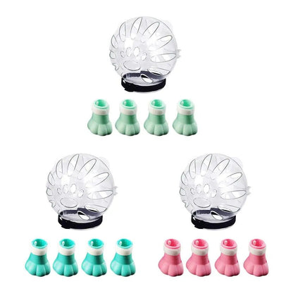 Wholesale Bulk Cat Muzzle Boots Set Anti Bite Breathable Space Hood Clear Cats Helmet With Paw Cover Portable Astronaut Helmet For Grooming ﻿ - Furbury